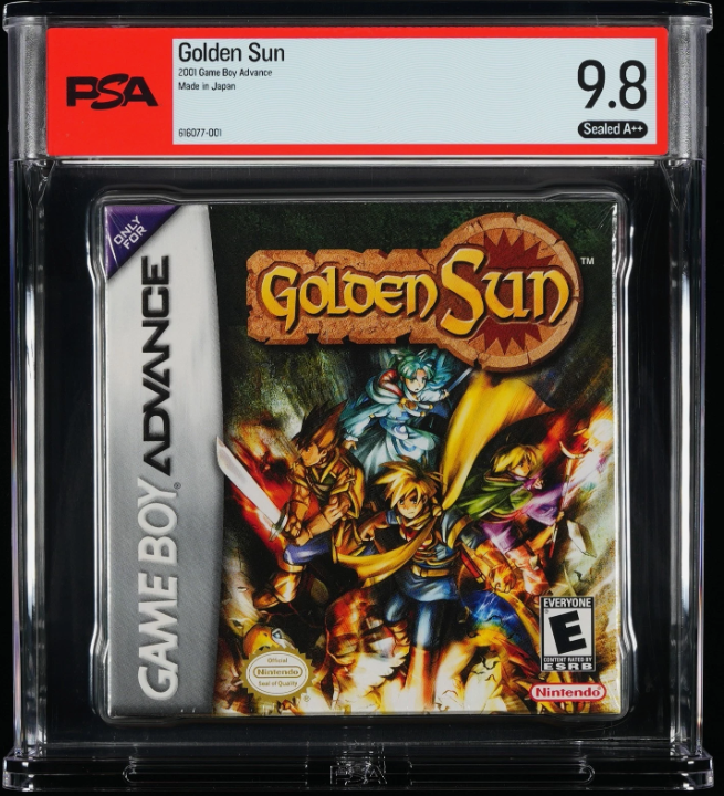 Share PSA 9.8 A++ Golden Sun Nintendo Game Boy Advance GBA Sealed New First Print